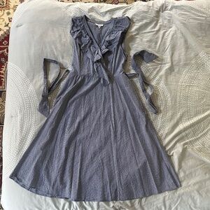 NWOT LK Bennett Sleeveless Cotton Maxi Dress Size 12